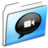 IChat Folder smooth Icon